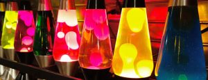Lava Lamps in a Row
